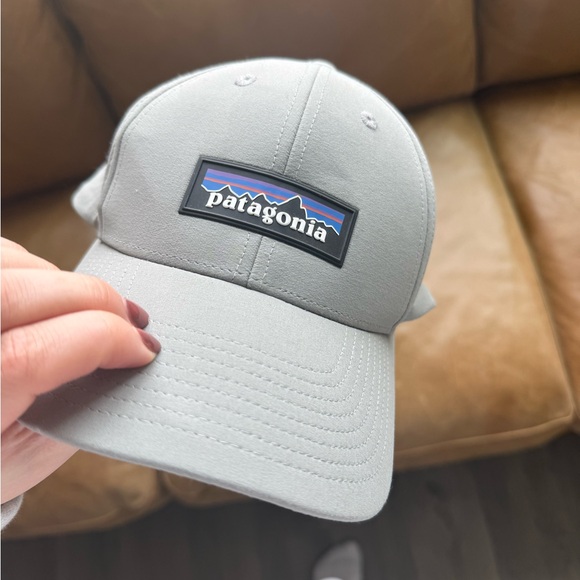 Patagonia Other - Patagonia Gray Logo Patch Baseball Hat